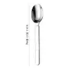 Nueva Cuchara para Restaurante de Comida para Llevar Transfronteriza, Cuchara de Acero Inoxidable 304 para Uso en Casa, Restaurante, Postre, Buffet, Cucharilla Engrosada