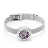 Pulsera de Aromaterapia Pulsera Hebilla para Aceite Esencial Hebilla de Acero de Titanio Reloj Ajustable con Pulsera Árbol de la Vida Fábrica Outlet