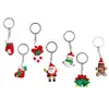 Pequeños regalos de Navidad, para niños, jardín de infantes, para compartir entre compañeros de clase, como recompensas para estudiantes, llaveros y adornos para el árbol de Navidad