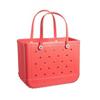 Bolsa de almacenamiento con moldeo por inyección de espuma, cesta para verduras, bolsa con agujero de impresión, bolsa de EVA para mascotas, bolsa de almacenamiento de viaje