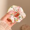 Goma para el pelo floral fresca y sencilla para mujer, Goma para el pelo de encaje con lazo, Accesorio para el pelo con estampado estilo ballet para venta al por mayor