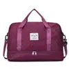 Nova Bolsa Fitness, Bolsa de Viagem, Bolsa de Viagem Portátil Grande Capacidade para Mulheres para Curta Distância, Bolsa Esportiva de Yoga com Separação Seca e Úmida