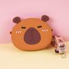 Bolsa Infantil Capivara, Bolsa de Ombro Fofa, Bolsa Versátil de Silicone, Bolsa de Silicone para Guardar Moedas, Presente Infantil