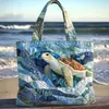 Bolsa de Ombro Tote Acolchoada com Estampa Moda Tendência Feminina Novo Produto 3D Transfronteiriço Temu Amazon