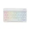 Teclado Bluetooth Retroiluminado Ruso para Tablet iPad Teclado Luminoso Colorido Ratón Español Árabe