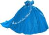 Vestido de Rendimiento para Adultos Europeo y Americano AliExpress Baile Fuera del Hombro Falda Grande Calcomanía Floral Vestido Ventura Hilo de Color Vestido de Noche