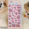 Pegatinas 3D de Dibujos Animados para Niños, Pegatinas de Animales Lindos para Niñas, Pegatinas Divertidas 3D Transparentes en Relieve para Teléfono