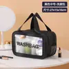 Bolsa de maquillaje impermeable con separación para seco y húmedo, bolsa de tocador portátil de gran capacidad para viajes, bolsa de almacenamiento de maquillaje de mano para baño y fitness
