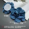 Flor de Rosa de Tela de Burbujas Arrugada de 7 CM Flor de Remolino Flor Hecha a Mano Tridimensional Flor DIY Faldas Zapatos Sombreros Bolsos Accesorios