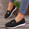 Zapatos deportivos casuales de suela gruesa transfronterizos, zapatos casuales para mujer de comercio exterior con cadenas metálicas, zapatos de vestir sencillos de talla grande nuevos para otoño 2026