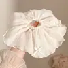 Goma para el pelo de cuadros estampada estilo Ins con alta elasticidad, Scrunchie para mujer con una belleza de cuento de hadas, Accesorio para el pelo de elegancia perezosa estilo francés