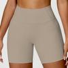 Shorts de Yoga Estilo Europeo y Americano para Levantar Glúteos, Pantalones Fitness de Cintura Alta para Control de Abdomen para Mujer, Shorts Deportivos Ajustados Transpirables tipo Nube que Hacen que las Piernas Parezcan Más Largas