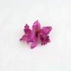 Diadema Cruzada Ins Doble Flor de Orquídea Tailandesa Pinza para el Cabello Flor de Cabeza Bohemia Pinza de Borde Accesorios para el Cabello de Vacaciones en la Playa para Mujeres