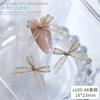 Internet lazo de organza rojo joyería para uñas encaje tela de malla japonés nuevo hada accesorios para uñas al por mayor