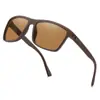 Novos Óculos de Sol de Dirigir Tendência Full-Frame Transfronteiriços para Homens, Óculos de Sol Casuais Leves, Óculos Esportivos Polarizados com Hastes Flexíveis