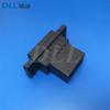 DL3810-10R DIP, P = 3,81 mm preto macho e fêmea: concha fêmea na extremidade do fio