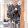 Suéter Jersey de Encaje Estilo Coreano para Mujer Otoño e Invierno Grueso de Alta Gama Estilo Lazy Top Suéter Interior