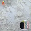 Novo Vestido Cheongsam Vintage Bordado Tecido Bordado Ponto Manual Tubo de Contas Pedras Bordadas em Tecido