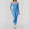 Camiseta de manga corta a la moda para yoga, ajuste ceñido, adelgazante, entrenamiento de Pilates, de cintura alta, para glúteo de melocotón, ropa deportiva de fitness 5529