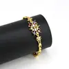 Pulseira de Cristal Exquisita para Senhoras Europeias e Americanas Moda de Nicho Celebridade da Internet Ao Vivo Elegante Pulseira Incrustada Joia de Mão Multiestilo
