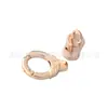 Accesorios de hardware para cordón fábrica directa metal oro rosa reloj de colgar para ropa cordón para colgar accesorios de reloj de colgar
