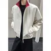 Pantalones de Seda de Hielo Secado Rápido Azul Oscuro con Tres Rayas para Hombre, Verano, Delgados, Frescos, Transpirables, Pierna Recta, Holgados, Deportivos