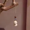 Doce Llaveros del Zodiaco con Tallados en Madera para Llaves del Coche: Rata, Buey, Tigre, Conejo, Dragón, Serpiente, Caballo, Oveja, Mono, Gallo, Perro, Conejo