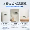Reloj Electrónico de Temperatura y Humedad Reloj de Pared de Escritorio Magnético para Refrigerador Cocina Reloj Despertador Digital Grande Pegatina de Pared