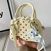 Bolso de Bowling de Lunares Nuevo de Verano 2026 Transfronterizo para Mujer, Bolso de Mano de Nicho, Bolso de Hombro Versátil para el Trabajo