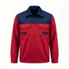 Roupa de trabalho para homens, de manga comprida, personalizável com logotipos impressos, adequada para fábricas de reparo automotivo, conjunto primavera/outono, durável e resistente a manchas