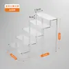 Suporte de Exibição de Acrílico Prateleira Escada para Miniaturas Caixas Surpresa Rack de Exibição Transparente Suporte de Exibição de Bonecas para Uso Doméstico