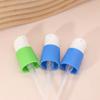 Suministros del Fabricante Cabezal de Bomba Interruptor Izquierdo/Derecho Esmerilado 20/410 en Azul y Verde con Bomba de Loción y Bomba de Polvo Integradas