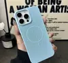 Adecuado para funda de teléfono móvil Apple 16 Promax Disipación de calor magnética iPhone 15 Tacto de piel Ultra-delgado 14 Malla esmerilada Transpirable