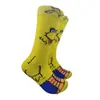 Modelos Transfronterizos de Comercio Exterior para Primavera, Otoño e Invierno Hombres y Mujeres Tendencia de Dibujos Animados Calcetines de Media Pantorrilla Calcetines de Algodón Sitio de Suministro