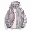 Roupa de Proteção Solar de Seda Gelada de Verão para Casal Transfronteiriço para Homens e Mulheres Roupa de Pele com Proteção UV Roupa com Capuz de Proteção Solar Roupa para Pesca ao Ar Livre