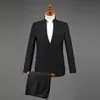 Traje para actuaciones en el escenario, traje de novio para hombre, traje de cantante, cuello mao, traje de maestro de ceremonias, traje de presentador, vestido de coro de escenario, traje de estilo chino
