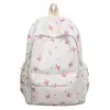 Mochila con Estampado Floral Fresco para Mujer Estudiante de Secundaria Universidad Estilo Academia Mori Girl Bolso de Hombro Mochila de Viaje Casual para Mujer