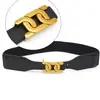 Nueva Moda Hebilla Dorada Antigua Cinturón Decorativo Accesorios de Piel para Mujer Cinturón Elegante para Suéter Cinturón para Abrigo de Mujer Gabardina