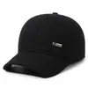 Gorra de Béisbol Cálida Transfronteriza para Hombre Estilo Otoño/Invierno Gorra de Pico Engrosada con Protección para las Orejas Gorra de Papá de Mediana Edad Gorra de Exterior a la Moda