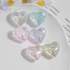 Sinfonía de Colores Dulces de Trébol de Cuatro Hojas Cuentas Corazón Mabe Transparente Acrílico Pulsera DIY Cadena de Teléfono Colección de Cuentas