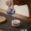 Taza de Té Arowana Nafu Cerámica Personal Alta Gama Taza de Maestro Porcelana de Jade Grasa de Cordero Hogareña Taza Individual Venta al por Mayor de Tazas de Té