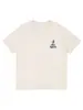 Camiseta de Manga Corta para Mujer Estilo Coreano Algodón Peinado Algodón Top Holgado Verano para Mujer Combinación Perfecta Cuello Redondo Camiseta Básica Camiseta Interior para Mujer