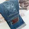 Essencial para corpo em formato de pera! Soltos, perna larga~Novos jeans femininos vintage de outono, cintura alta, emagrecedores, que valorizam a silhueta, calças de perna reta