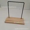 Suporte Combinado de Madeira de Ferro para Discos de Vinil Prateleira de Armazenamento de CDs e Discos para Mesa Suporte Dobrável para Exibição de LPs