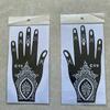 Plantilla Temporal de Tatuaje Pintada a Mano Herramientas de Inyección de Tinta Henna Indio Jugo de Tatuaje Hueco Tatuaje Semi-permanente Herbal