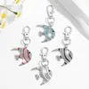 Série Oceano Animação Desenho Animado Peixe Coral Pingente Chaveiro Acessórios Diamante Gotejamento de Óleo Amazon Aliexpress Venda Quente