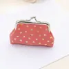 Fornecimento transfronteiriço tecido laminação moeda de amor carteira infantil mini bolsa de boca dourada pequeno presente atacado