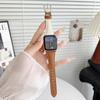 Fivela em Forma de H com Pulseira de Couro Adequado para Apple iWatch S10 S11, Huawei Fit5 Gt6, Pulseira Xiaomi