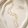 Cobre com retenção de cor banhado a ouro 18k: corrente para lábio, corrente O, corrente osso de cobra, corrente veneziana, corrente elo português, corrente para montagem DIY atacado