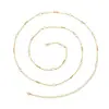 Cadena de Cintura con Colgante de Perla Redonda de Moda Simple para Mujer Nuevo Estilo Playa Casual Chica Atrevida Sexy Cadena Ultradelgada Accesorio de Cintura Cadena Corporal